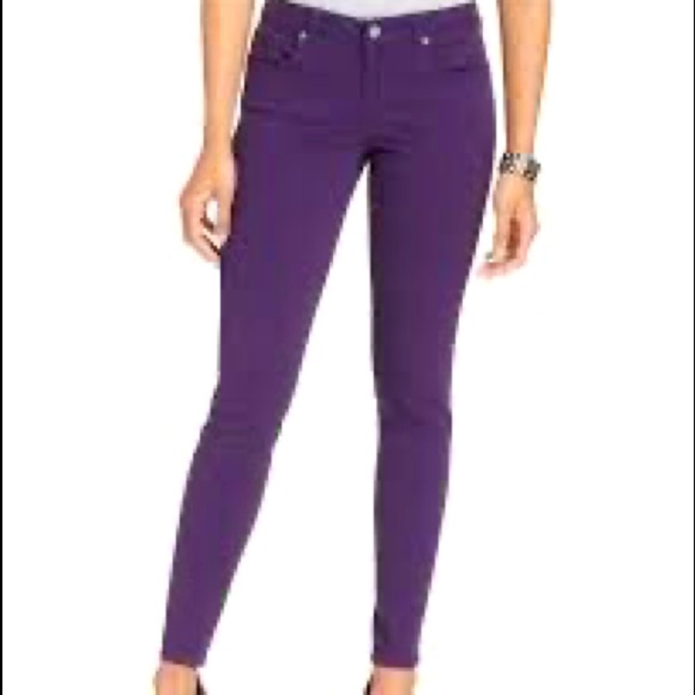 LNWOT Style&Co Purple Skinny Jeans
